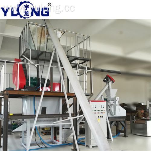 YULONG HKJ250 cow feed pellet making machine